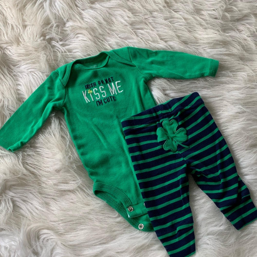 Newborn St. Patrick’s Day Outfit 🍀🌈